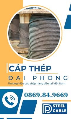 Cáp Thép Đại Phong - Công Ty Bán Cáp Thép, Cáp Cẩu Uy Tín Số 1 Việt Nam